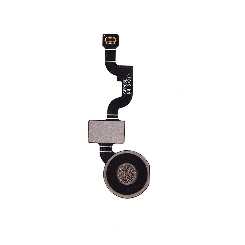 Home Button with Flex Cable,Connector and Fingerprint Scanner Sensor for Google Pixel 3a XL - Black